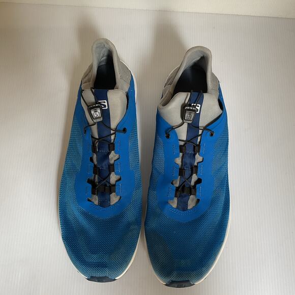 Salomon Sonic RA 2 Blue Running Shoes Men’s Size 10.5 Road Contagrip Lightweight - Picture 4 of 10